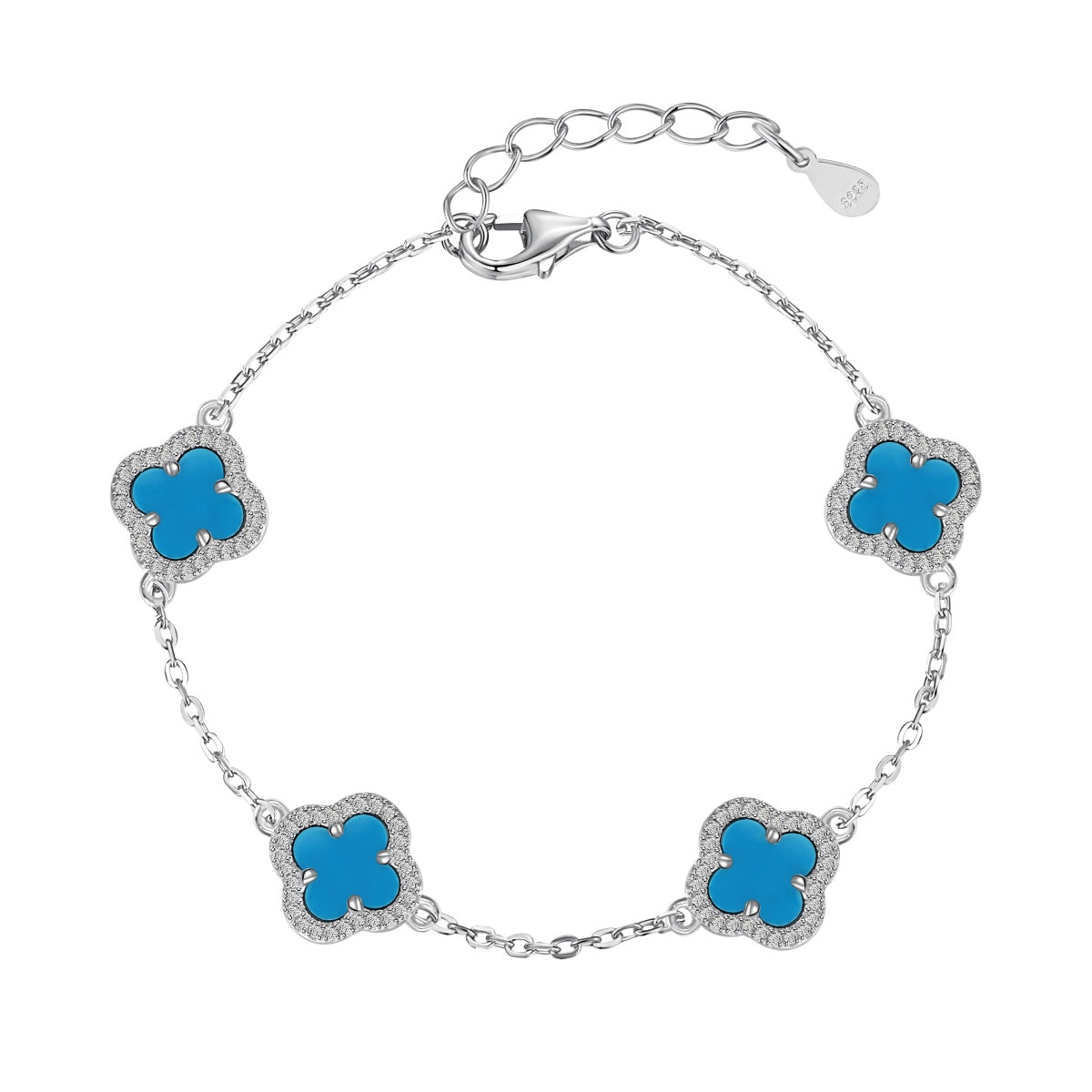 [Love Aura]Four-Leaf Clover Exquisite Bracelet