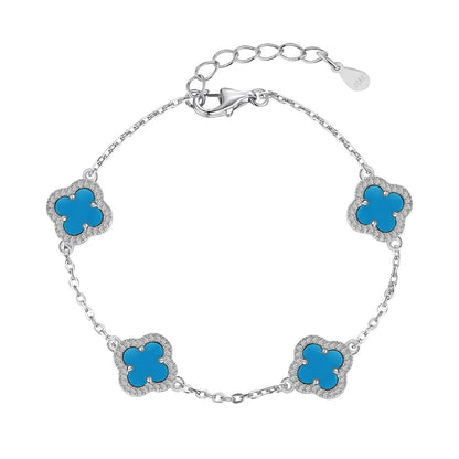 [Love Aura]Four-Leaf Clover Exquisite Bracelet