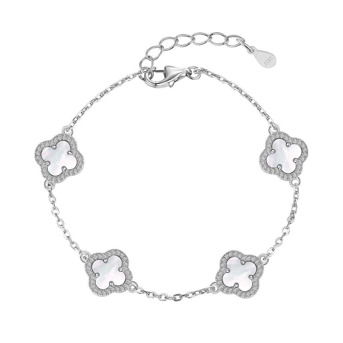 [Love Aura]Four-Leaf Clover Exquisite Bracelet