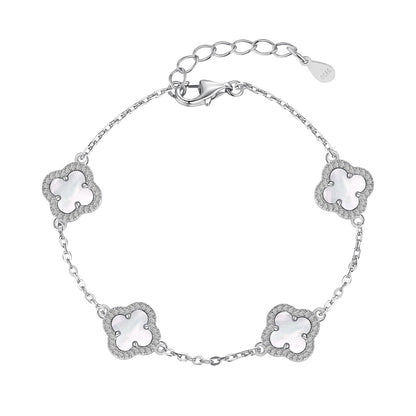 [Love Aura]Four-Leaf Clover Exquisite Bracelet