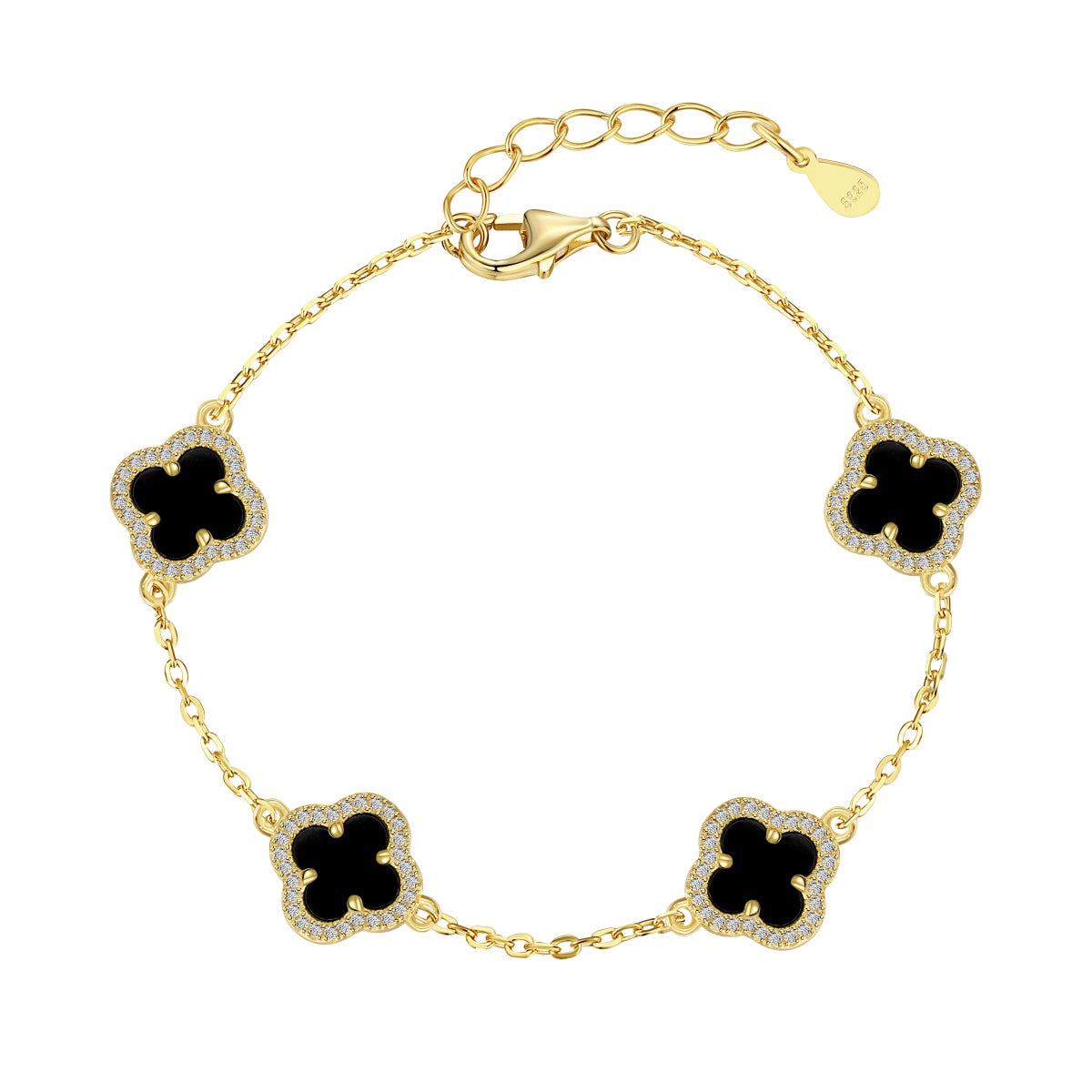 [Love Aura]Four-Leaf Clover Exquisite Bracelet