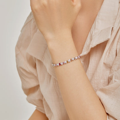 [Love Aura]Radiant Colorful Round Shape Daily Bracelet