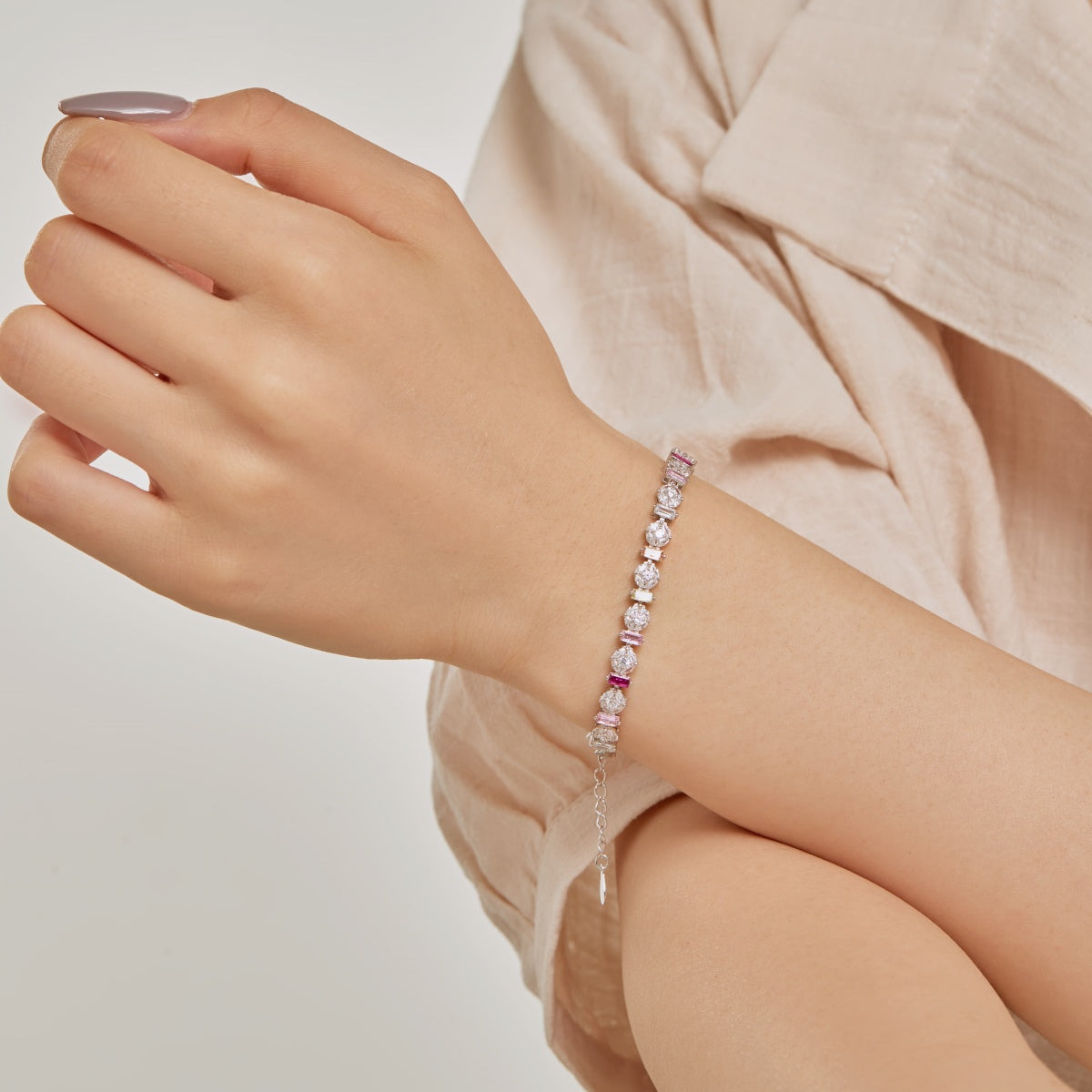 [Love Aura]Radiant Colorful Round Shape Daily Bracelet