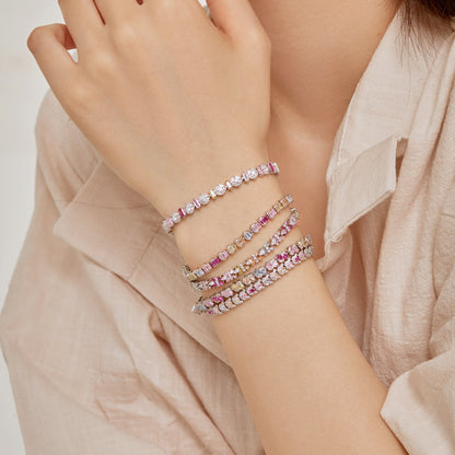[Love Aura]Radiant Colorful Round Shape Daily Bracelet
