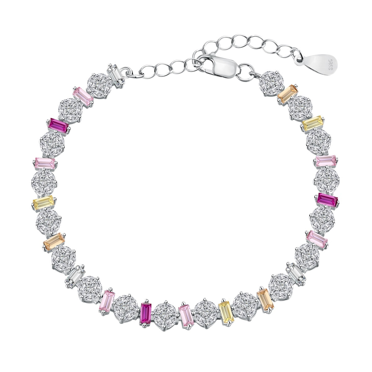 [Love Aura]Radiant Colorful Round Shape Daily Bracelet
