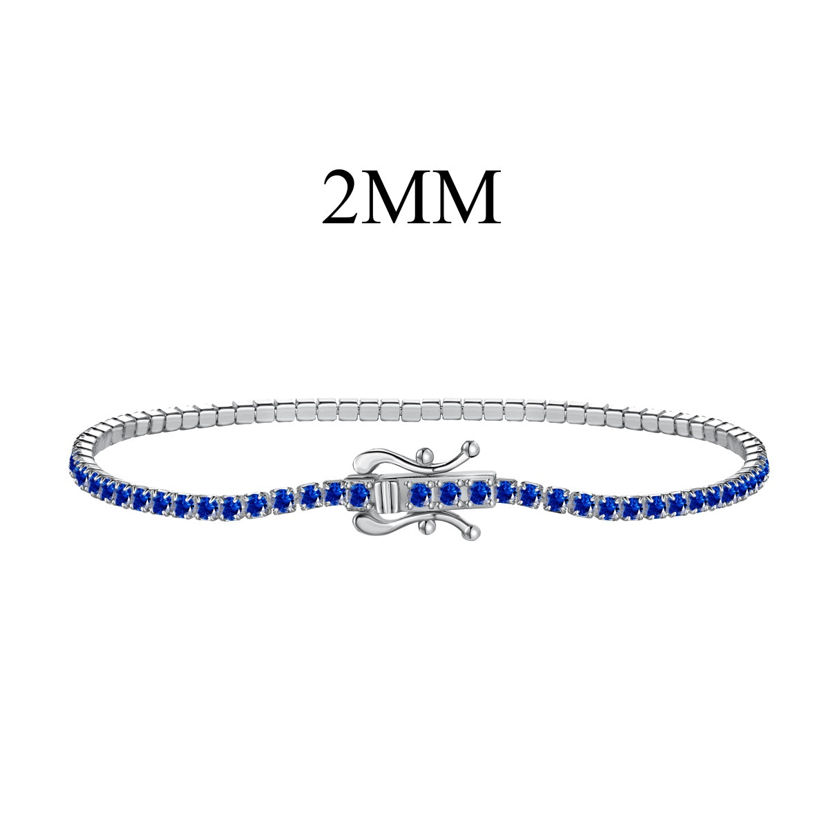 [Love Aura]Radiant Colorful Round Cut Party Bracelet