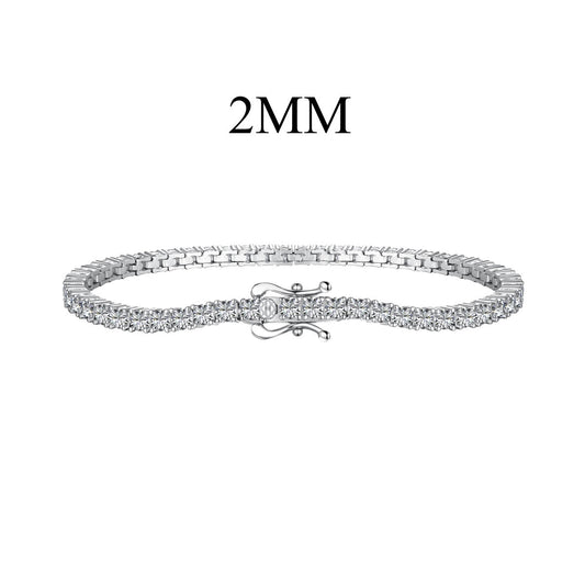 [Love Aura]Dazzling Exquisite Round Cut Daily Bracelet