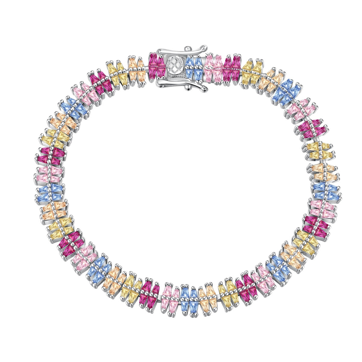 [Love Aura]Sparkling Exquisite Multi Cut Party Bracelet