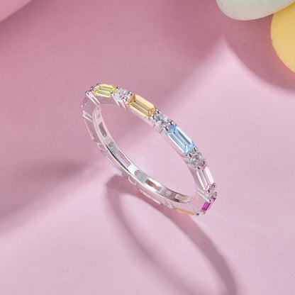 [Love Aura]Lively In Shades Elegant Radiant Cut Daily Ring