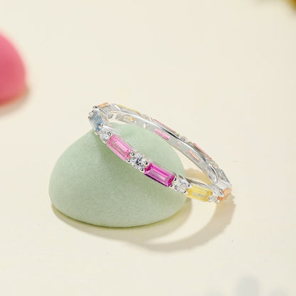 [Love Aura]Lively In Shades Elegant Radiant Cut Daily Ring