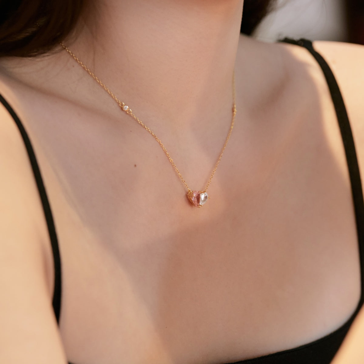 [Love Aura]Unique Heart Shape Necklace
