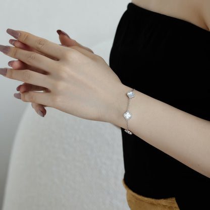 [Love Aura]Four-Leaf Clover Exquisite Bracelet