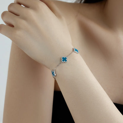 [Love Aura]Four-Leaf Clover Exquisite Bracelet