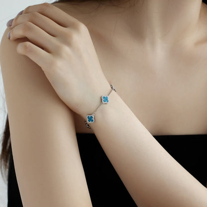 [Love Aura]Four-Leaf Clover Exquisite Bracelet