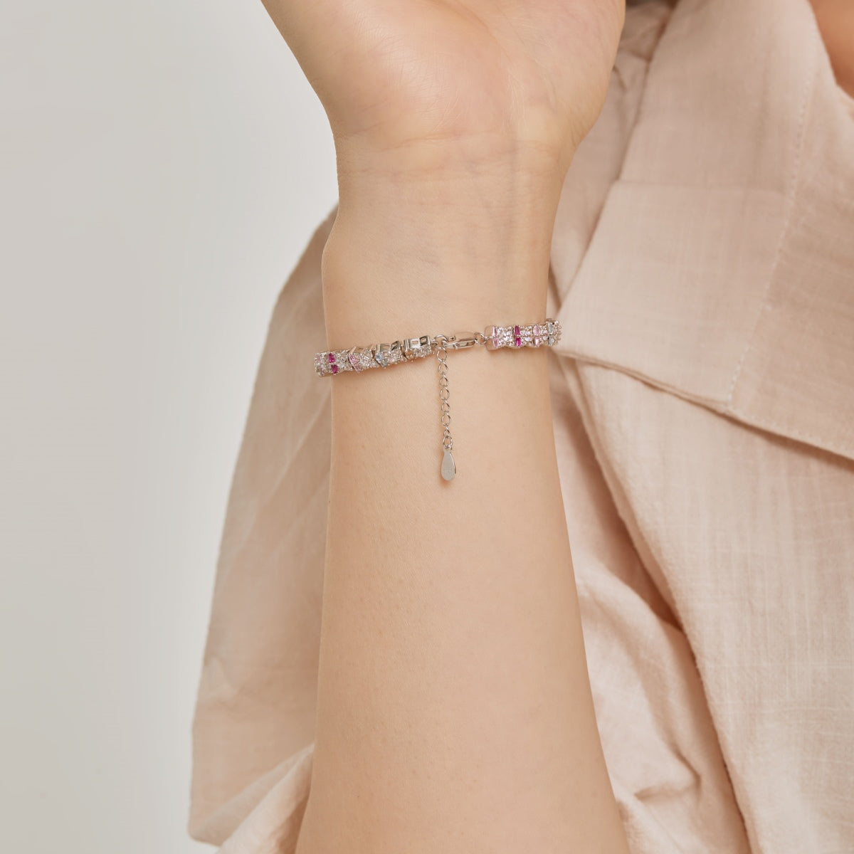 [Love Aura]Unique Colorful Flower Shape Daily Bracelet