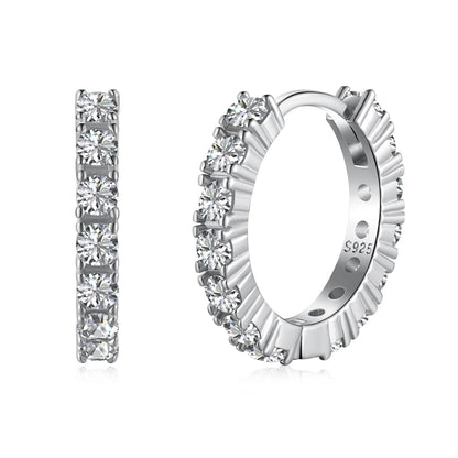 [Love Aura]Radiant Colorful Round Cut Earrings