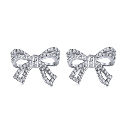 [Love Aura]Dainty Bow Shape Earrings