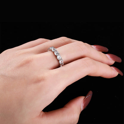 [Love Aura]Eternity Round Cut Tennis Ring