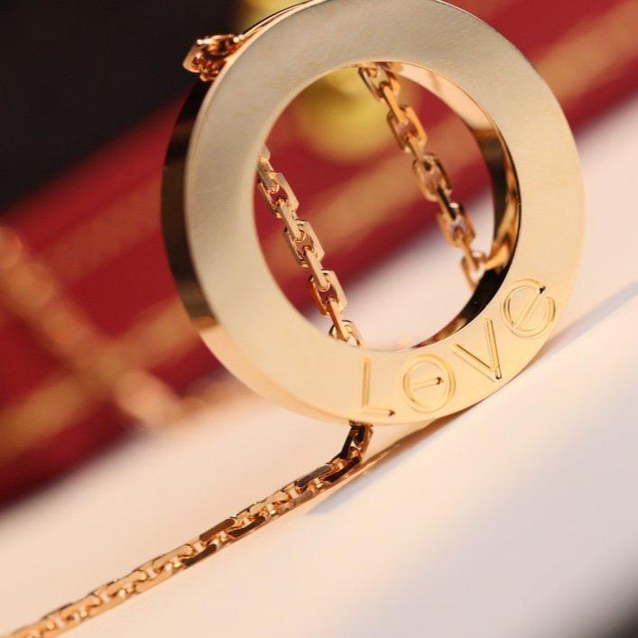 [Love Aura]LOVE NECKLACE ADJUSTABLE ROSE GOLD