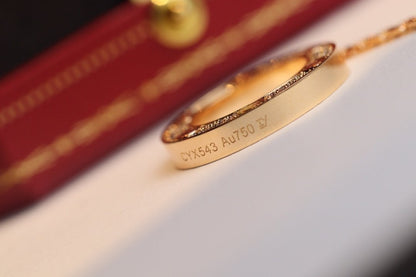 [Love Aura]LOVE NECKLACE ADJUSTABLE ROSE GOLD