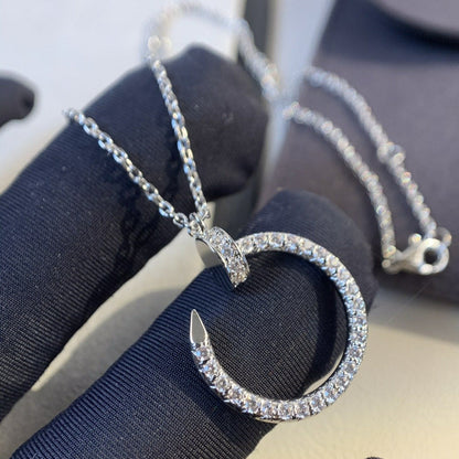 [Love Aura]JUSTE NECKLACE SILVER DIAMONDS