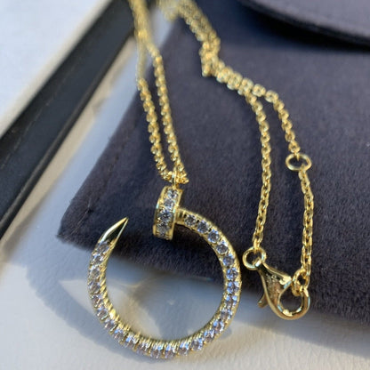 [Love Aura]JUSTE NECKLACE GOLD DIAMONDS