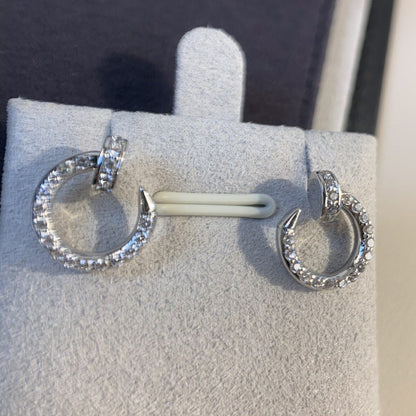 [Love Aura]JUSTE EARRINGS SILVER DIAMONDS