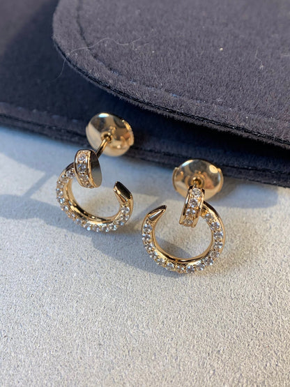 [Love Aura]JUSTE EARRINGS GOLD DIAMONDS