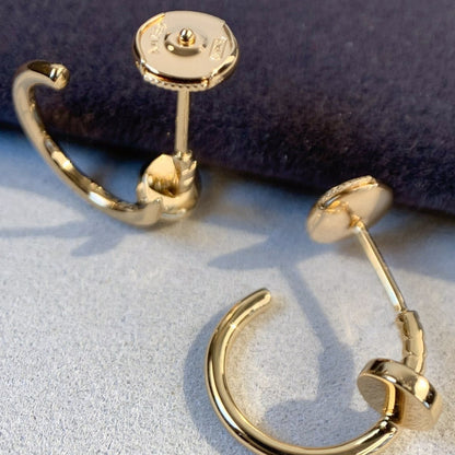 [Love Aura]JUSTE EARRINGS PINK GOLD