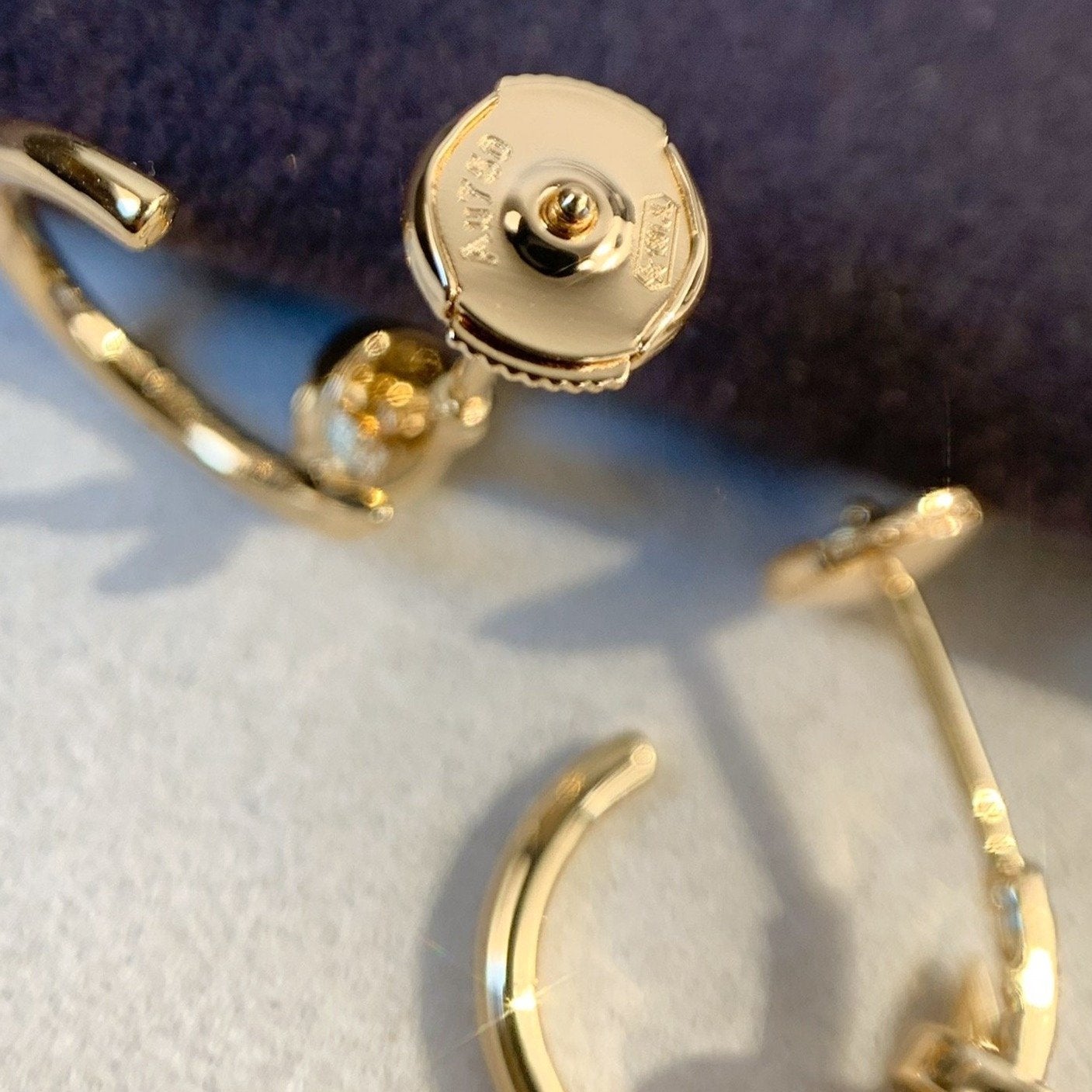 [Love Aura]JUSTE EARRINGS PINK GOLD