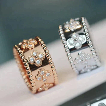 [Love Aura]CLOVER KALEIDOSCOPE RING 10MM