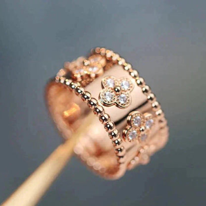 [Love Aura]CLOVER KALEIDOSCOPE RING 10MM