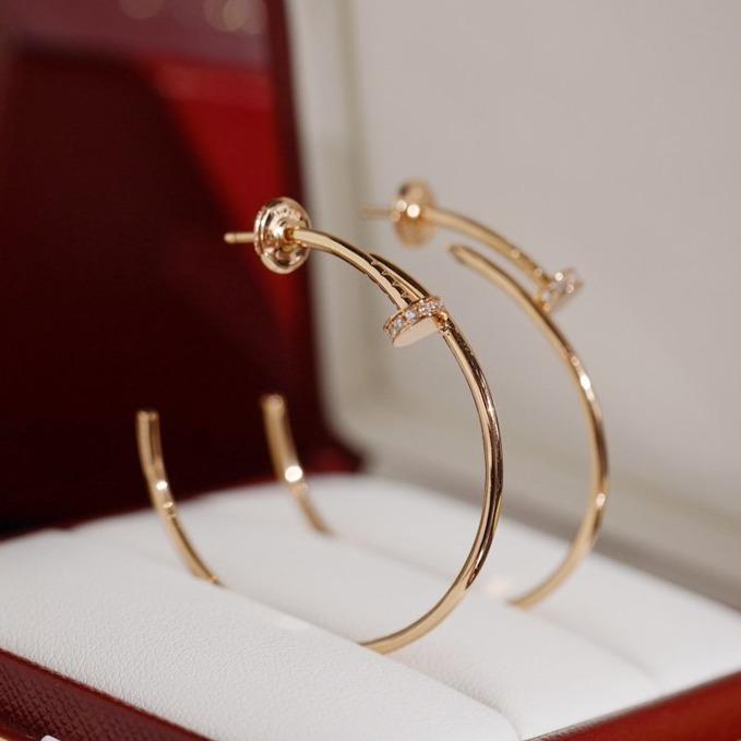 [Love Aura]JUSTE EARRINGS DIAMONDS 1.8MM