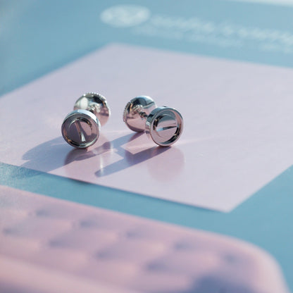 [Love Aura]LOVE EARRINGS SILVER 10MM