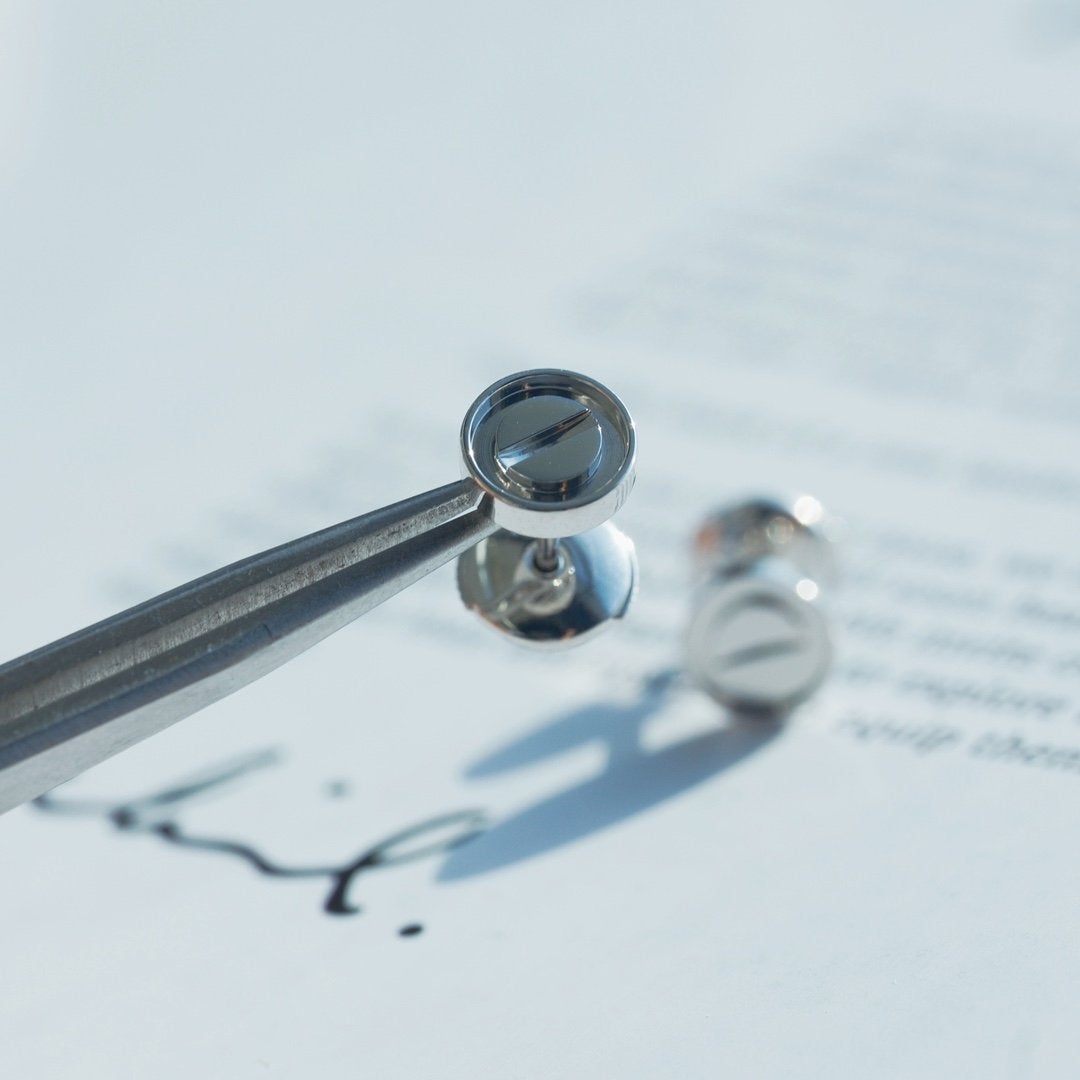 [Love Aura]LOVE EARRINGS SILVER 10MM