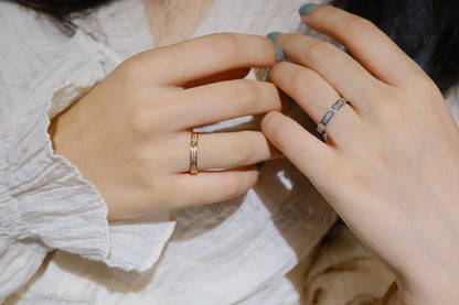 [Love Aura]LOVE RING 2.65MM DIAMOND