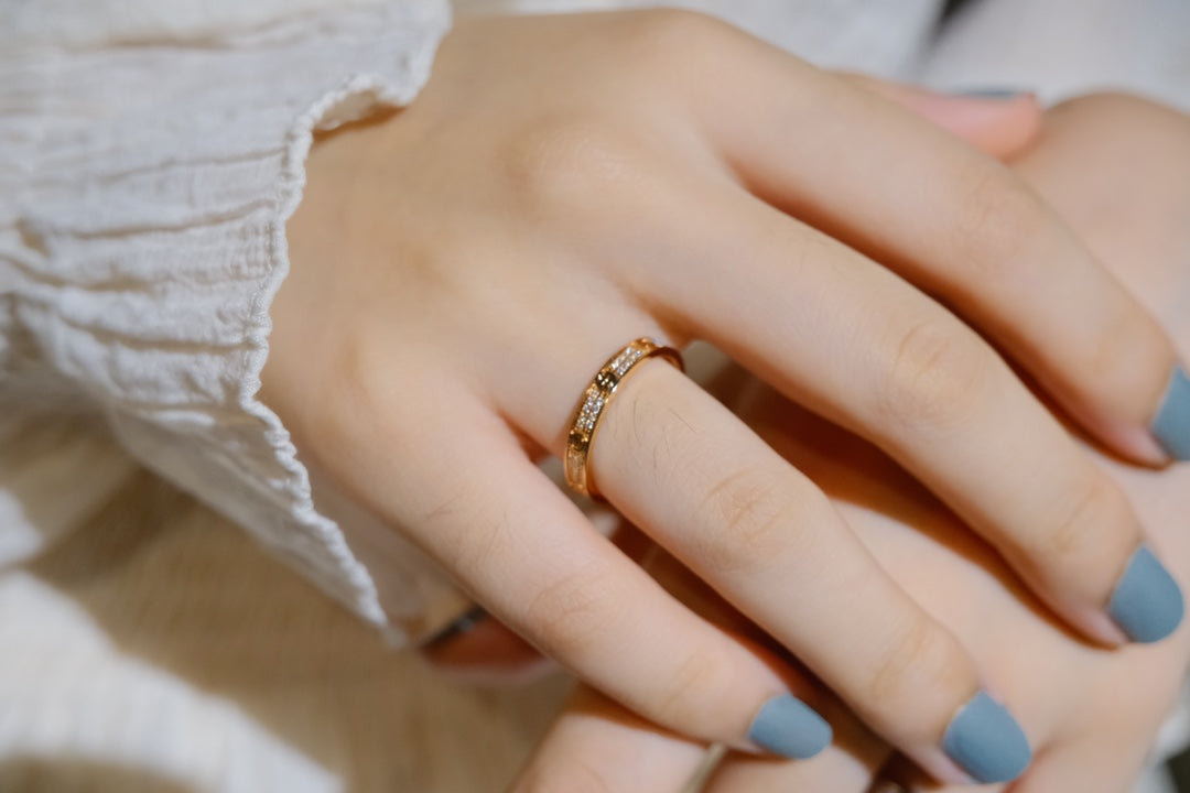 [Love Aura]LOVE RING 2.65MM DIAMOND