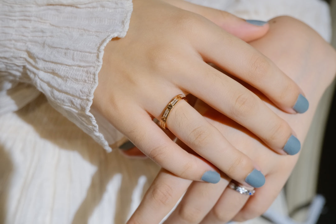 [Love Aura]LOVE RING 2.65MM DIAMOND