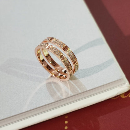 [Love Aura]LOVE RING 2.65MM DIAMOND