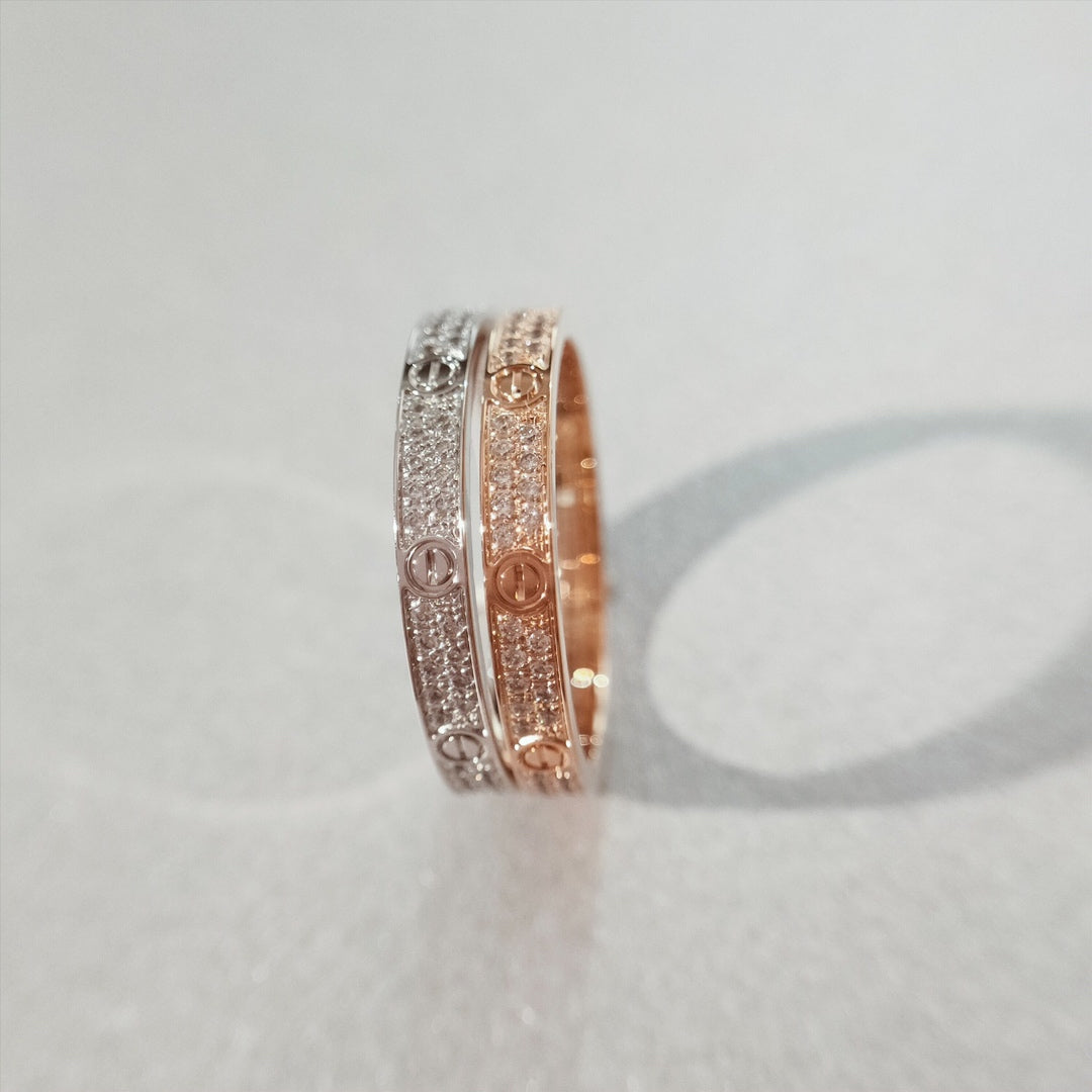 [Love Aura]LOVE RING 2.65MM DIAMOND