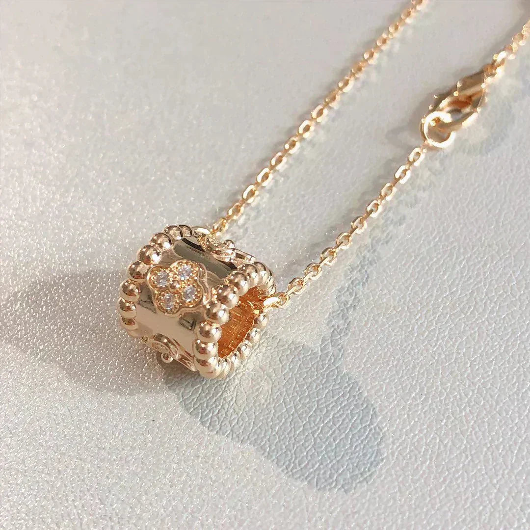 [Love Aura]PERLEE PEDANT NECKLACE GOLD / ROSE GOLD