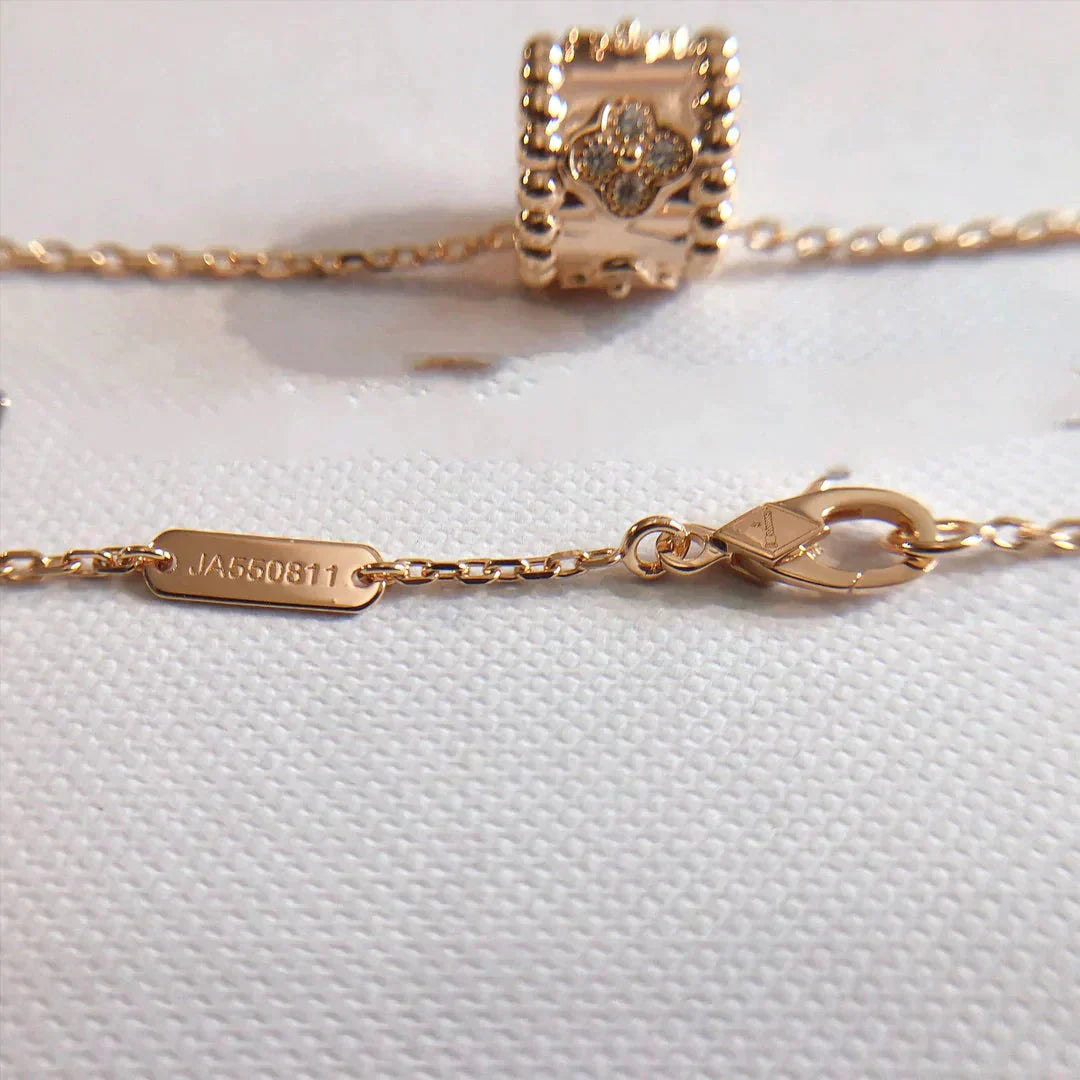 [Love Aura]PERLEE PEDANT NECKLACE GOLD / ROSE GOLD