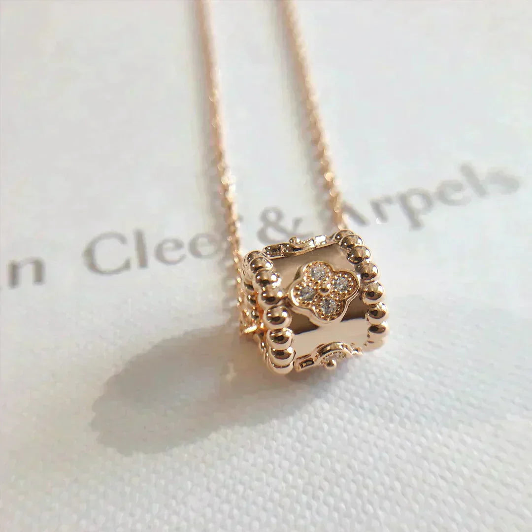 [Love Aura]PERLEE PEDANT NECKLACE GOLD / ROSE GOLD