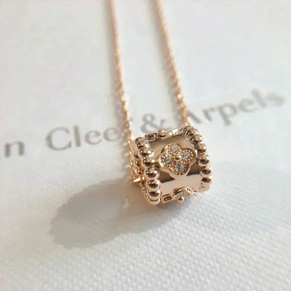 [Love Aura]PERLEE PEDANT NECKLACE GOLD / ROSE GOLD