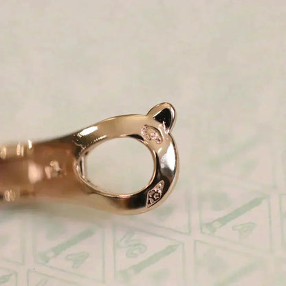 [Love Aura]CLOVER MEDIUM 1 MOTIFS FUll DIAMOND EARRINGS