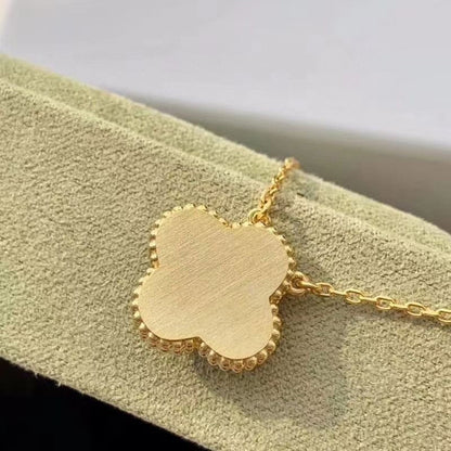 [Love Aura]CLOVER 15MM DIAMOND TURQUOISE NECKLACE