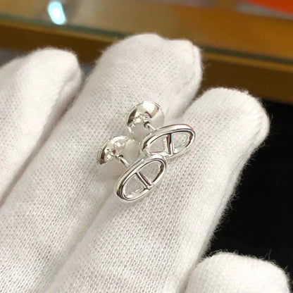 [Love Aura]CHAINE SMALL EARRINGS GOLD AND SILVER