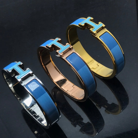 [Love Aura]H BRACELET BLUE RAINBOW CERAMIC