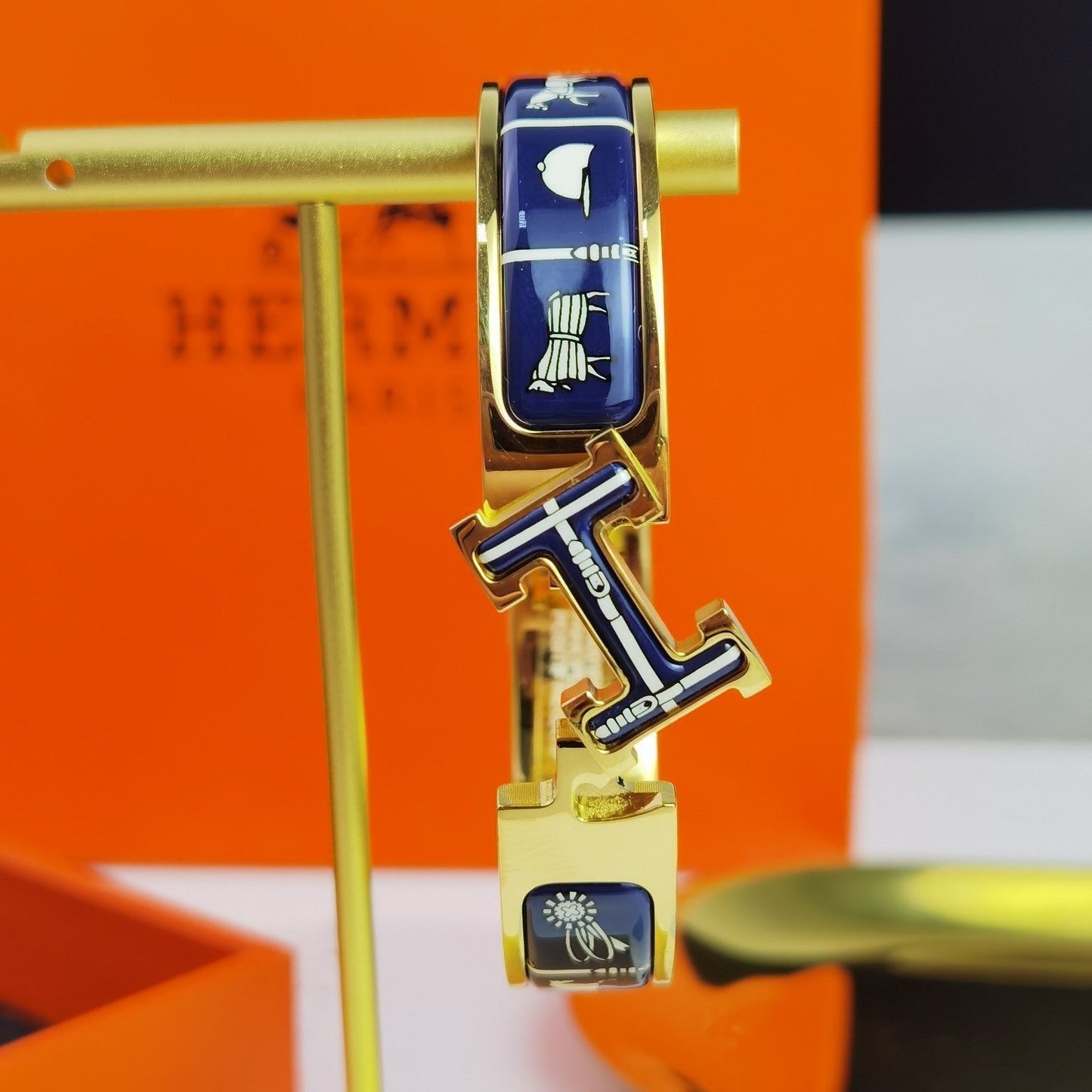 [Love Aura]H COUVERTURES DARK BLUE BRACELET