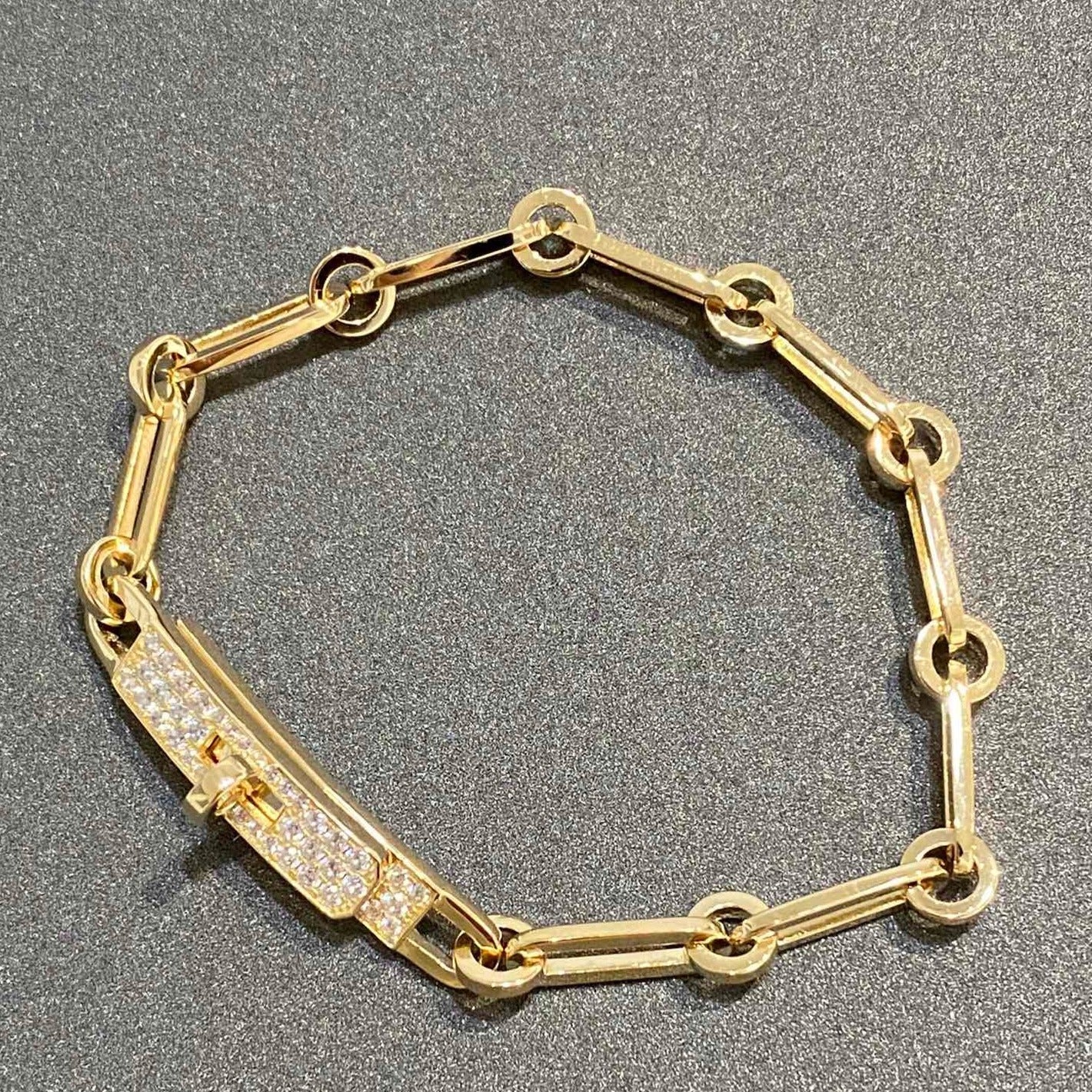 [Love Aura]CHAINE BRACELET SMALL MODEL DIAMOND